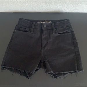 High Rise Jean Shorts
